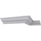 Ekena Millwork 4 5/8"H x 5 3/8"P x 6 7/8"F x 94 1/2"L Carrillo Medium Crown Moulding MLD04X05X07CI - alternate 9
